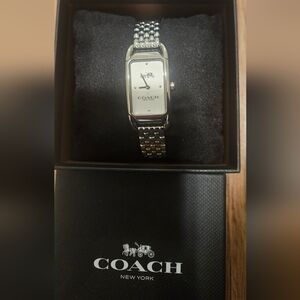Coach Silver Watch